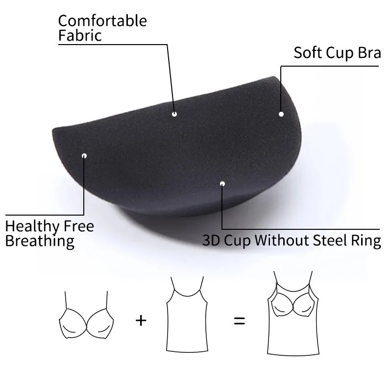 Abdominal sports vest without steel ring with chest pad Shapewear Tank Tops