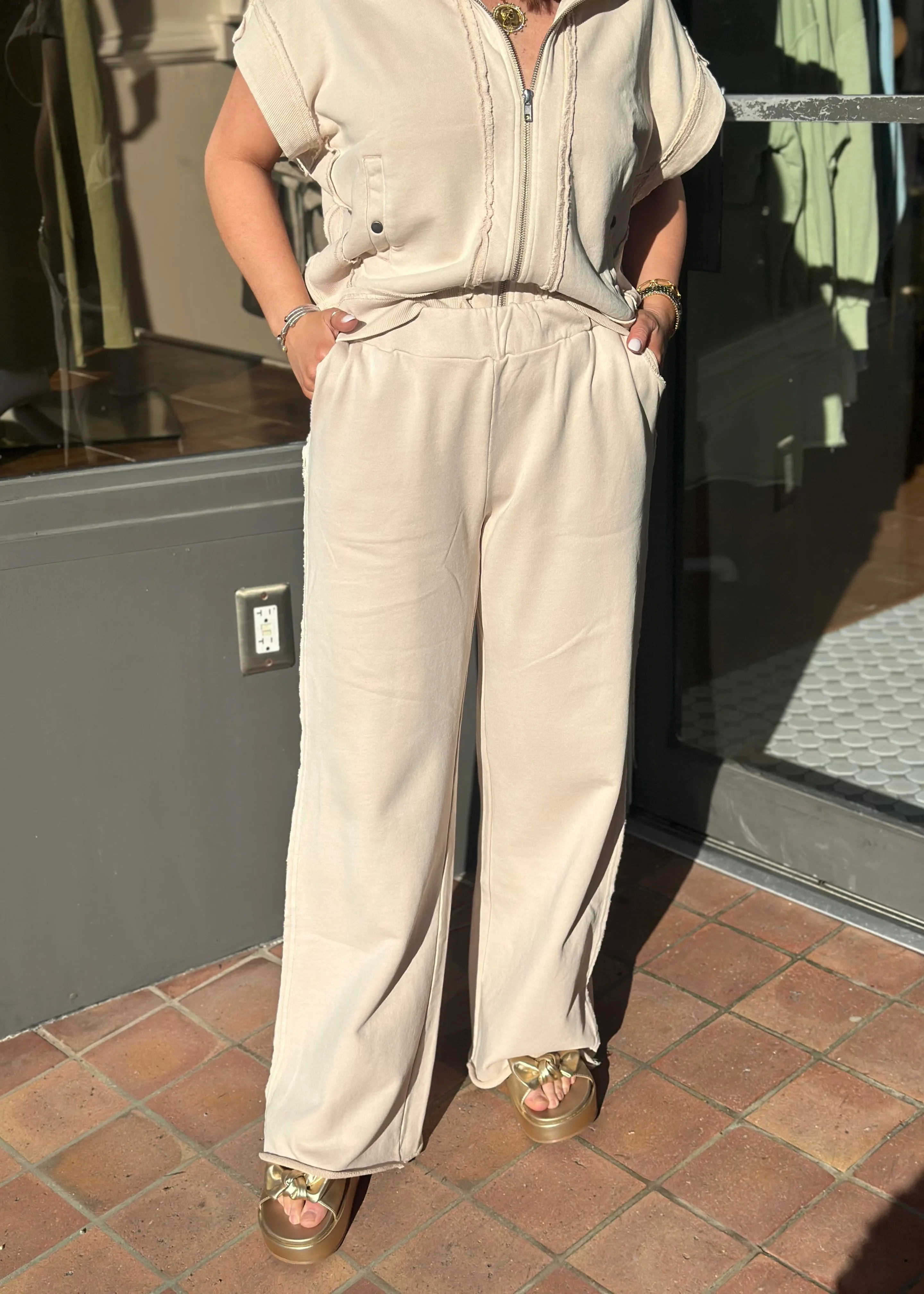 Andi Sweatpants - Sand