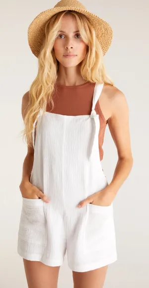 Archer Gauze Romper - White