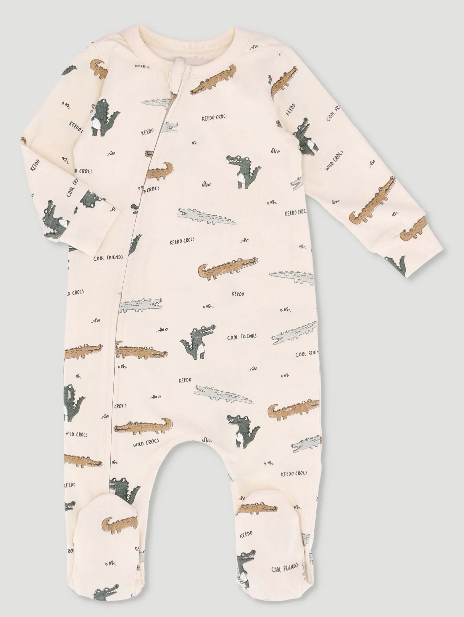Baby Boys All Over Print Le Croc Zippy Grow