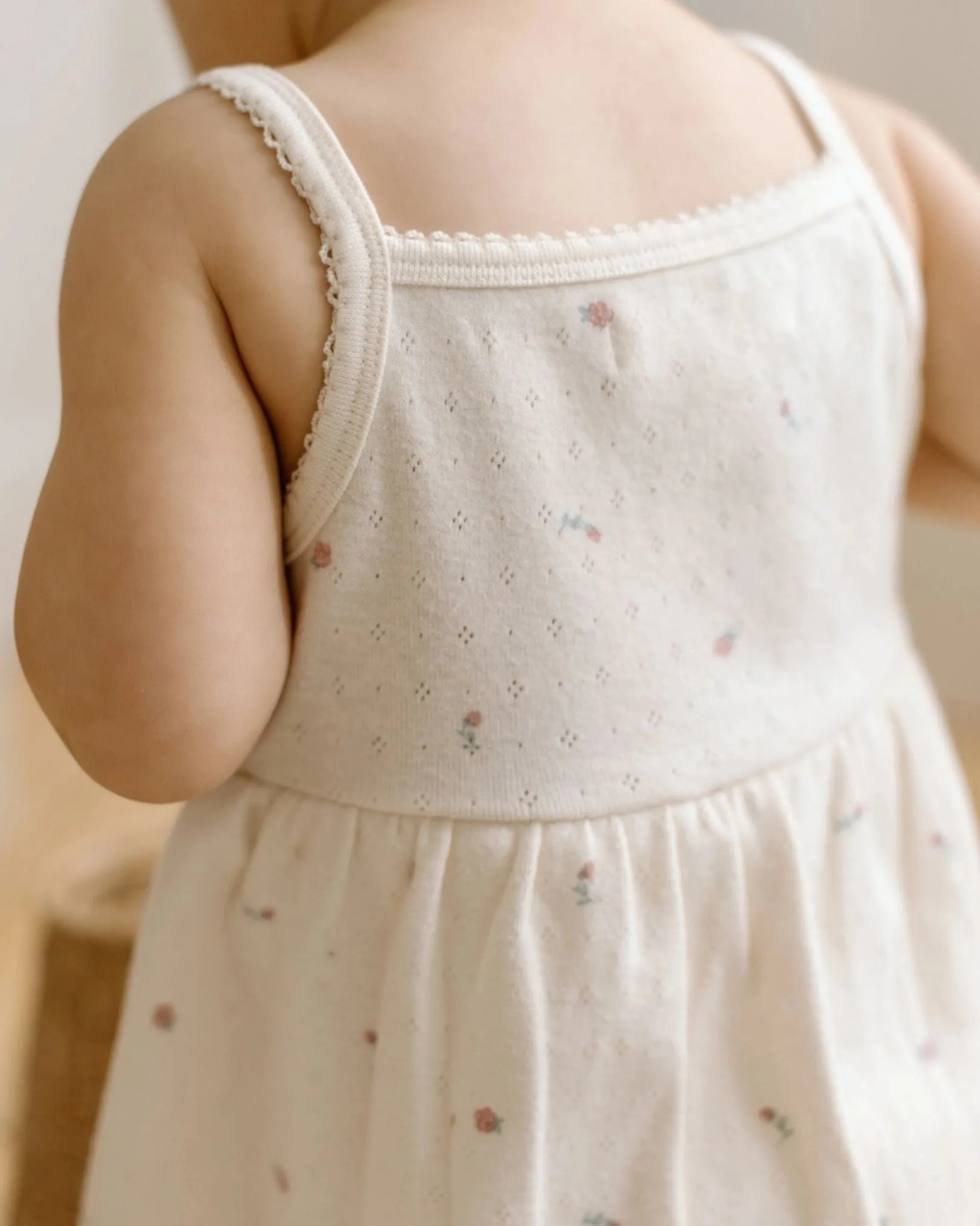 BABY SOLEIL POINTELLE BODYSUIT DRESS