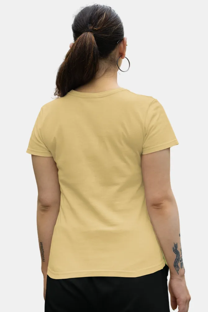 Beige T-shirt for women