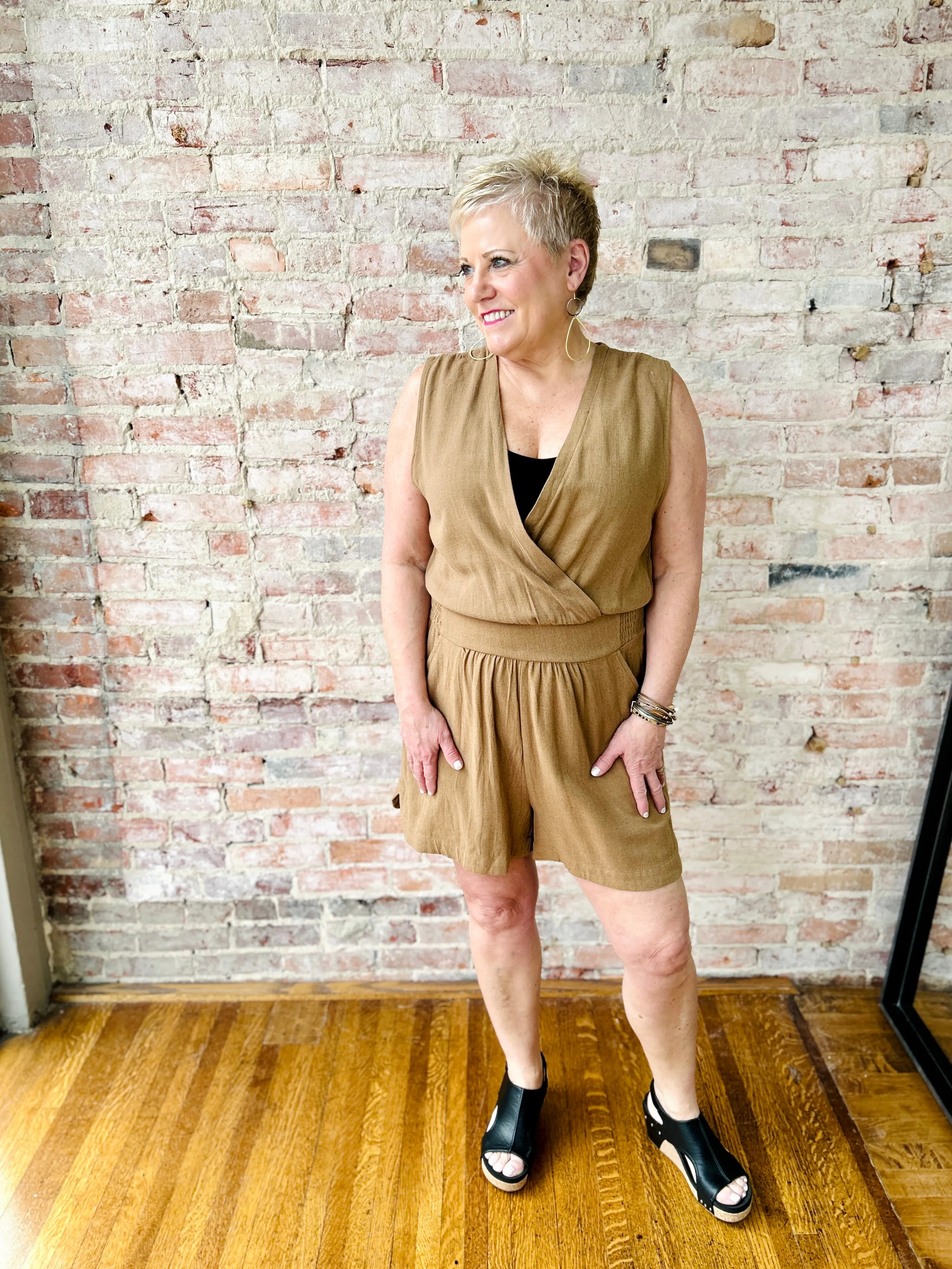 Belted Midi Shirt Dress
