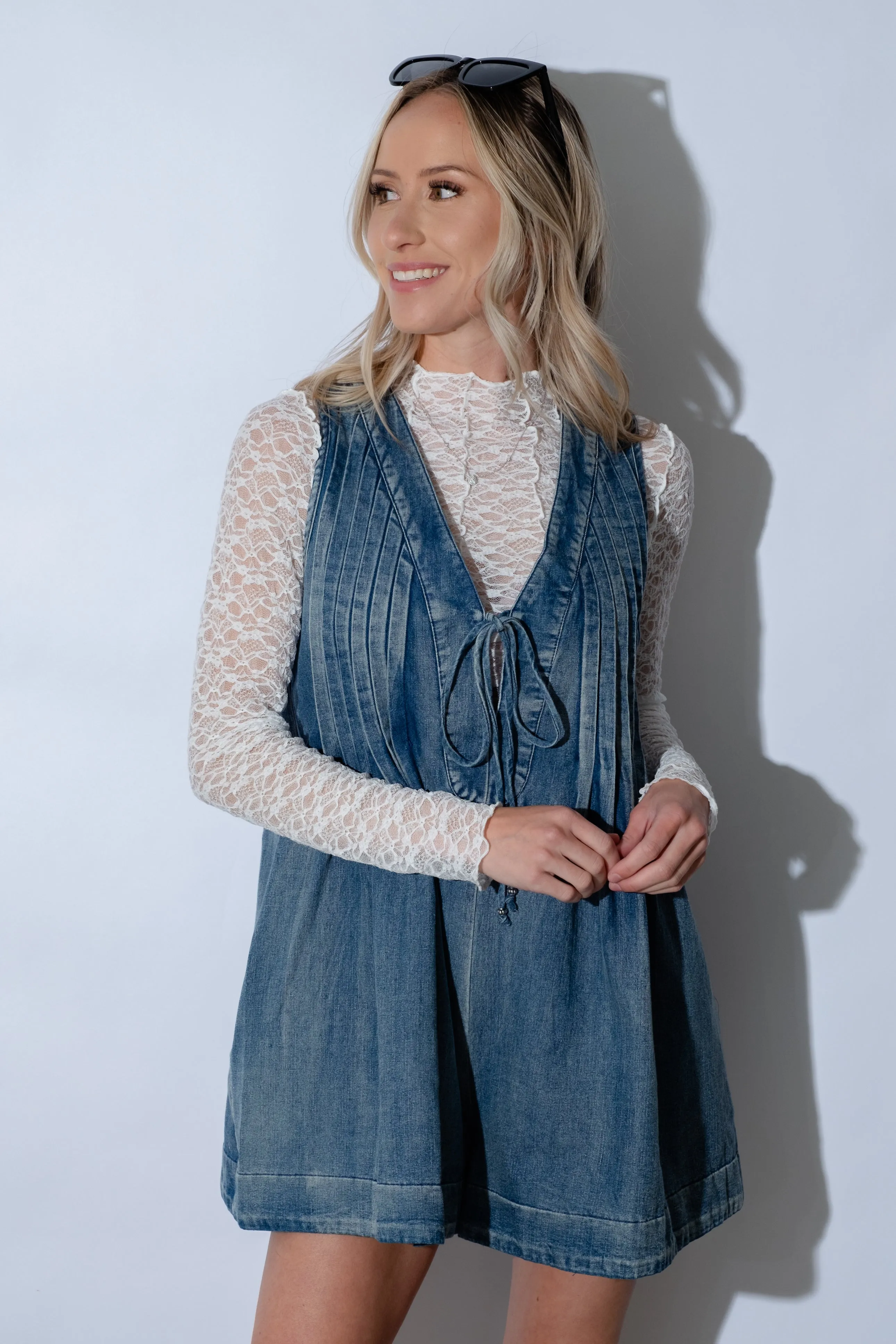 Bentley Denim Romper