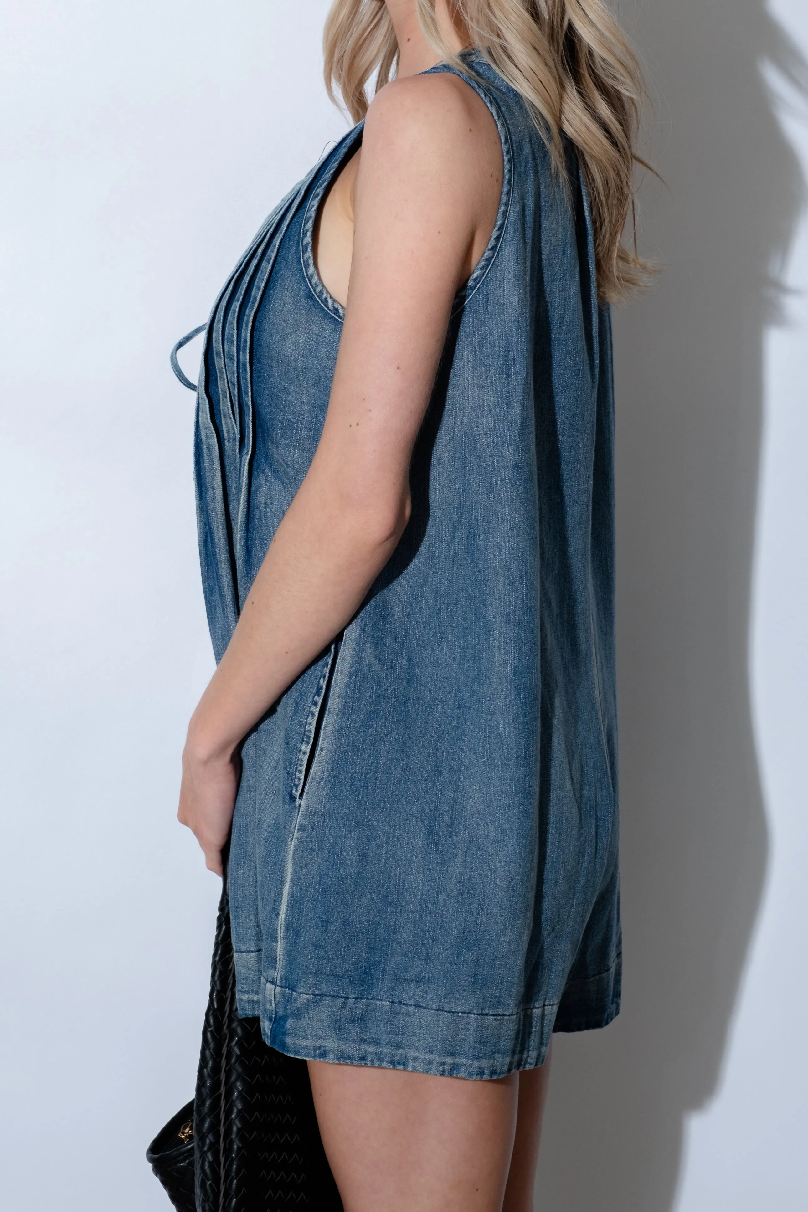 Bentley Denim Romper
