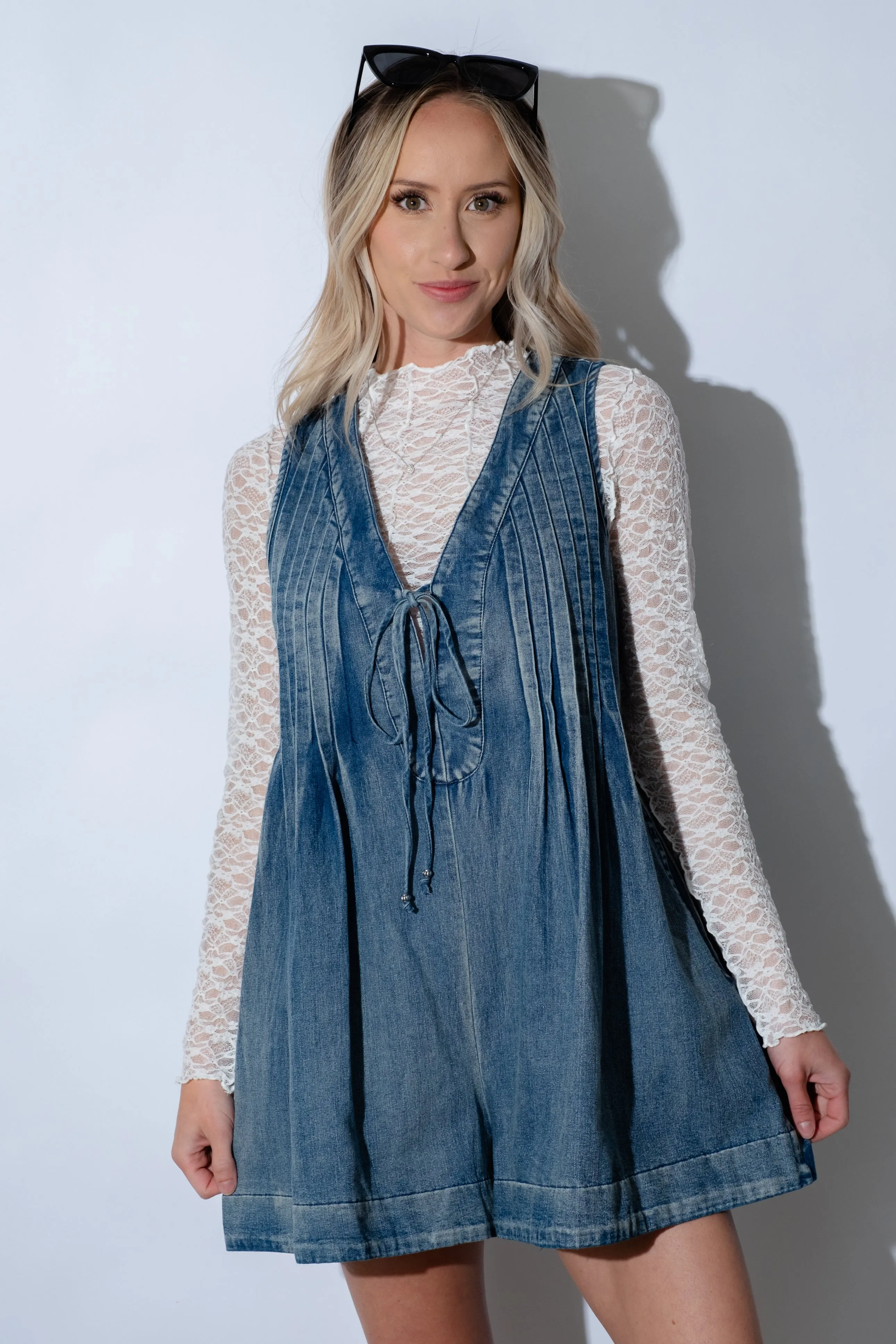 Bentley Denim Romper