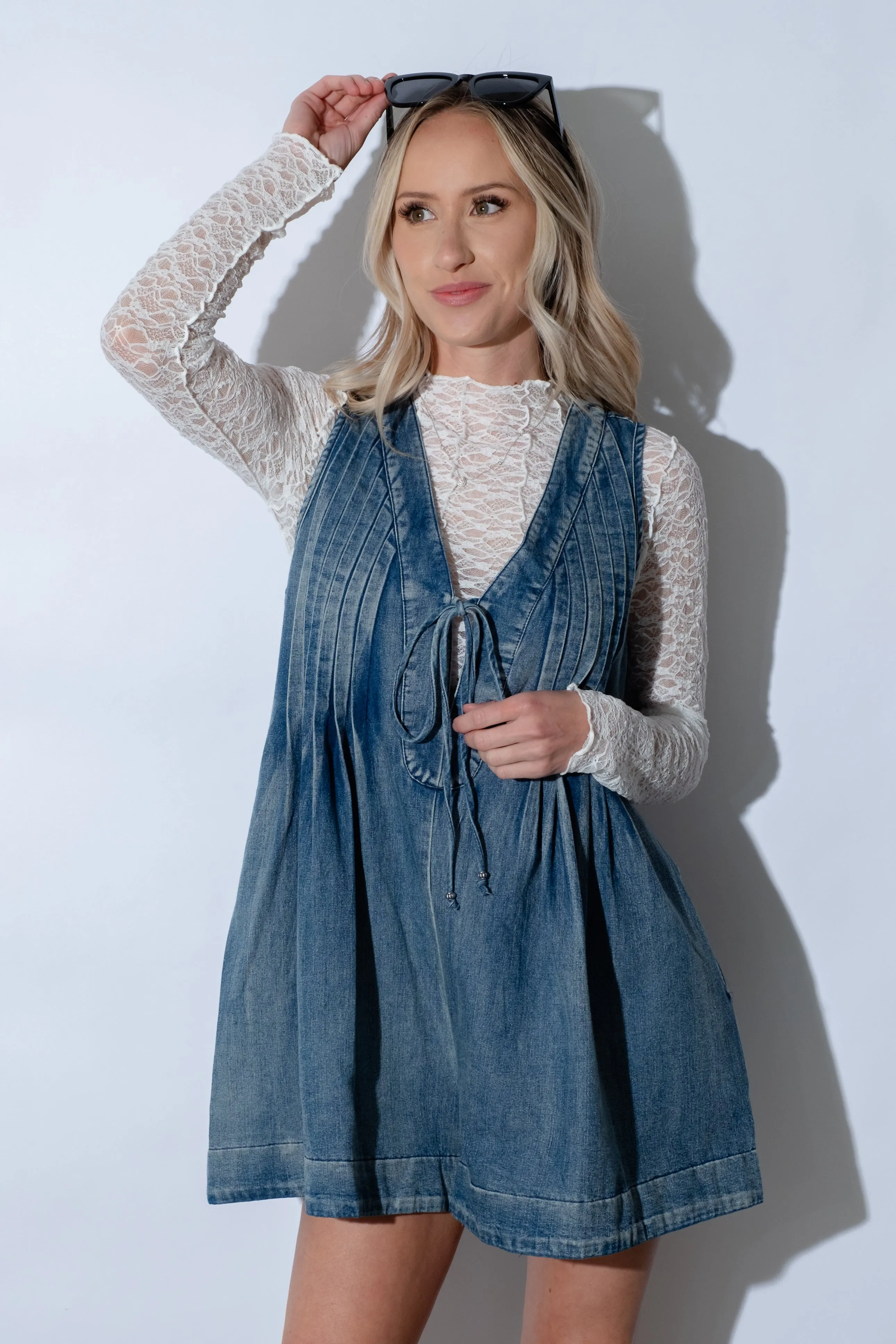 Bentley Denim Romper