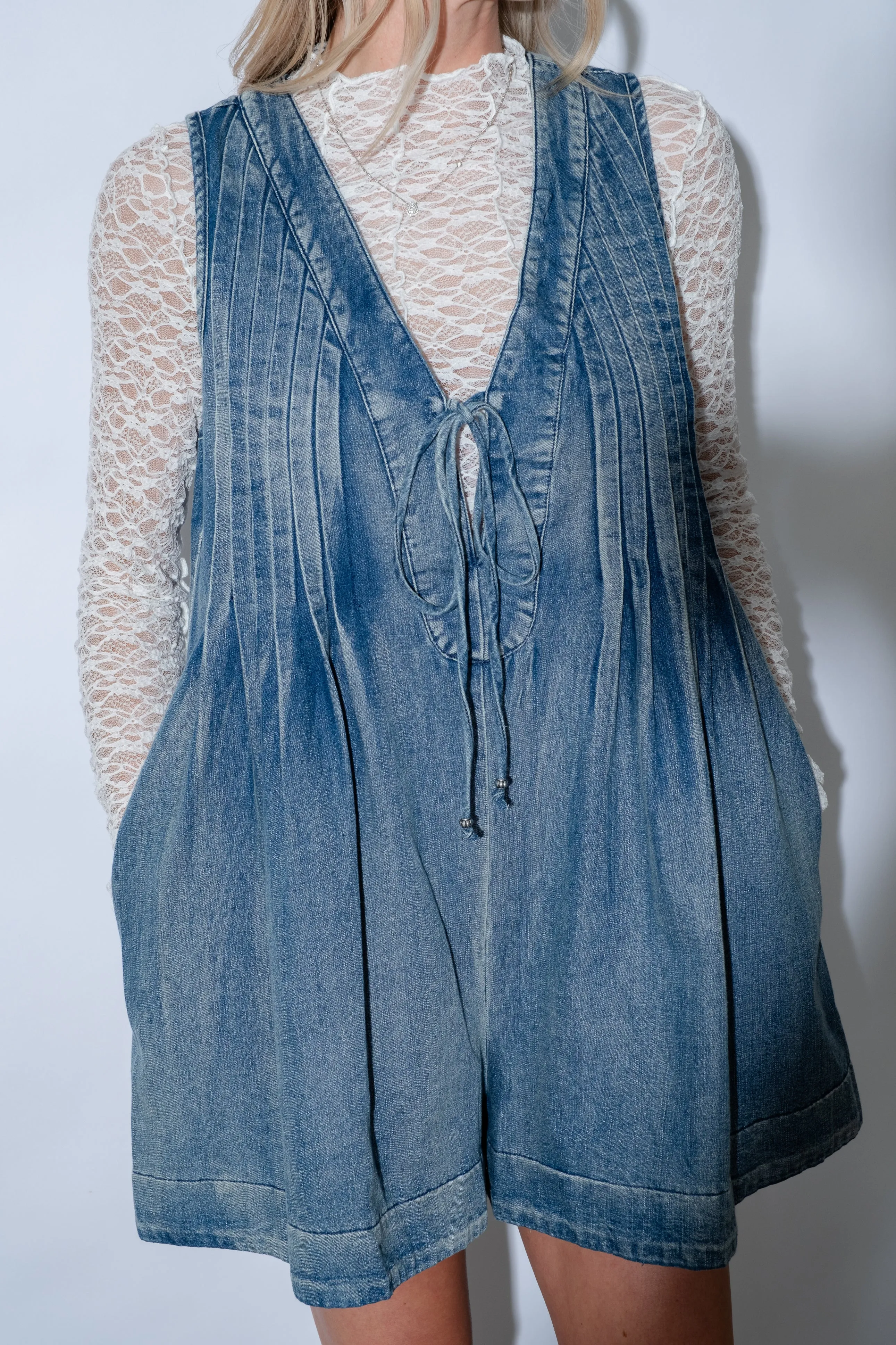 Bentley Denim Romper