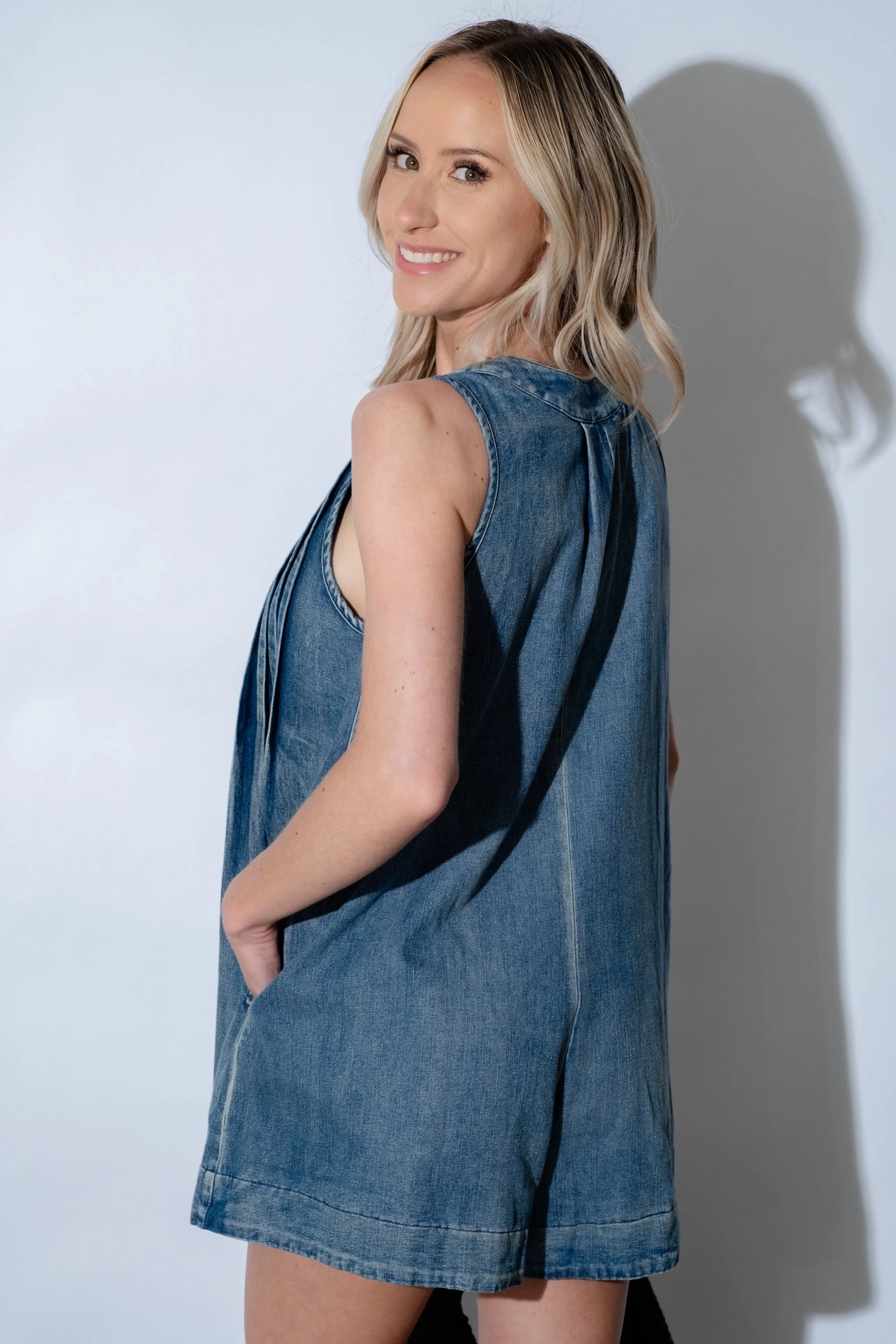 Bentley Denim Romper