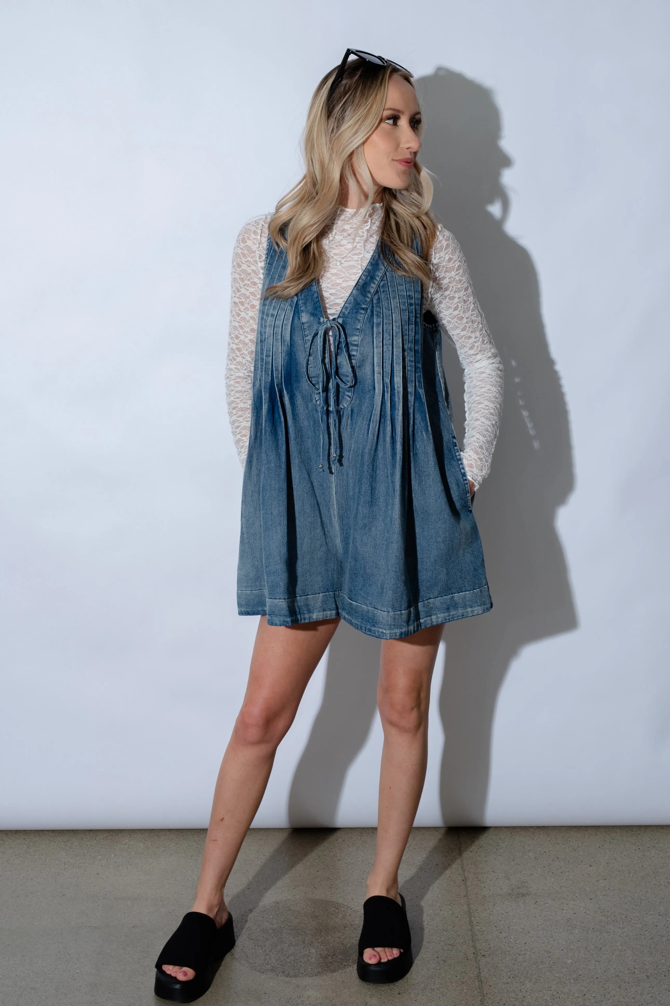Bentley Denim Romper