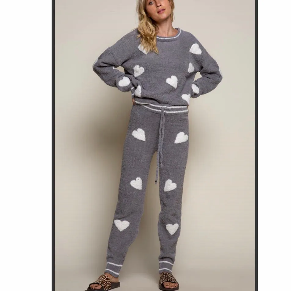Berber Hearts Cozy Pullover