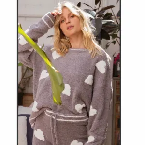 Berber Hearts Cozy Pullover