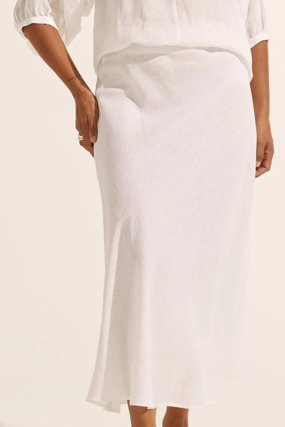 blend skirt - porcelain