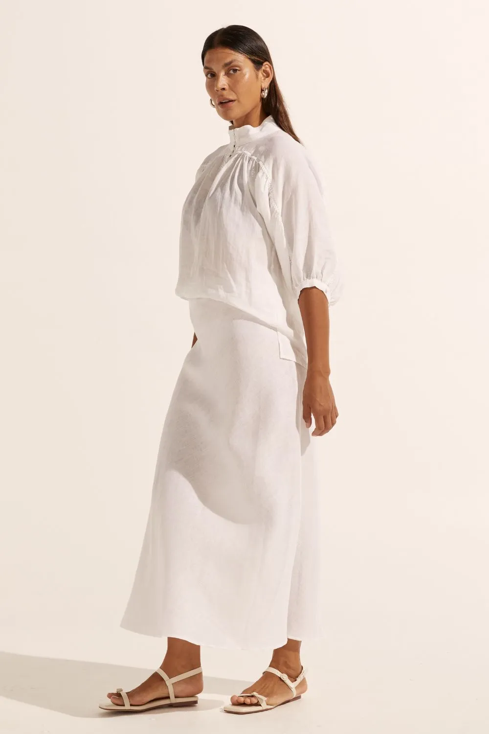 blend skirt - porcelain