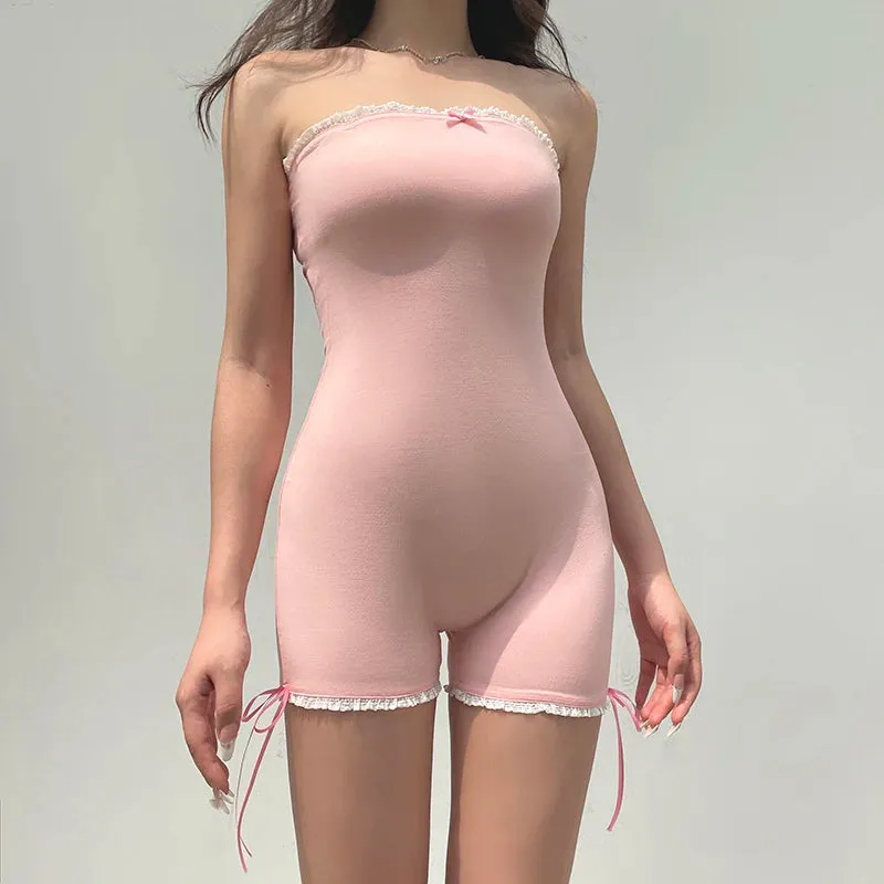 Bodycon Strapless Jumpsuit