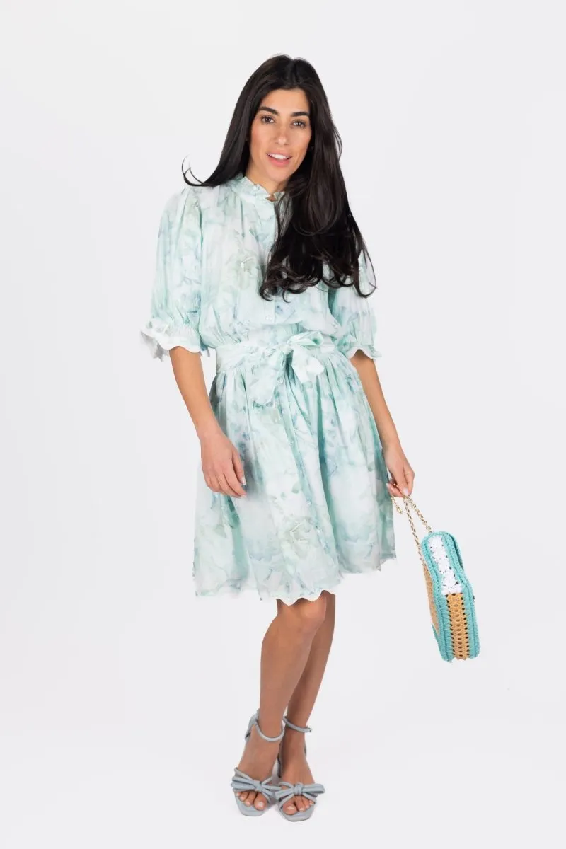 CARLA DRESS 37" (GREEN)