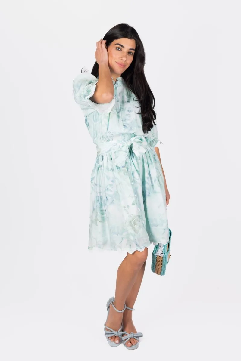 CARLA DRESS 37" (GREEN)
