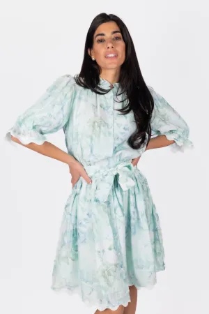 CARLA DRESS 37" (GREEN)