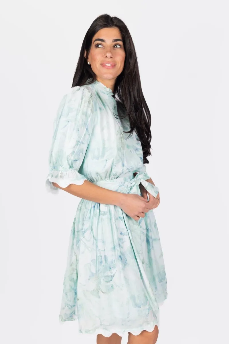 CARLA DRESS 37" (GREEN)
