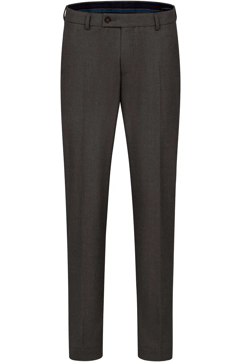 Cozy Fleck Trouser - Dark Brown