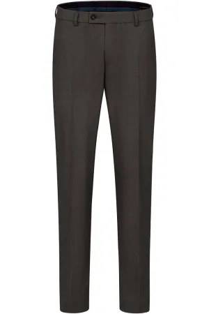 Cozy Fleck Trouser - Dark Brown