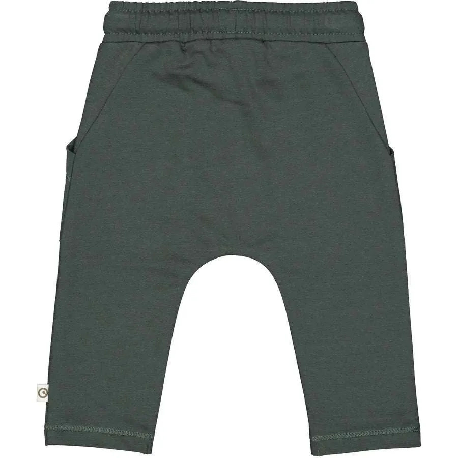 Cozy Me Sweat Pocket Pants - Balance Green