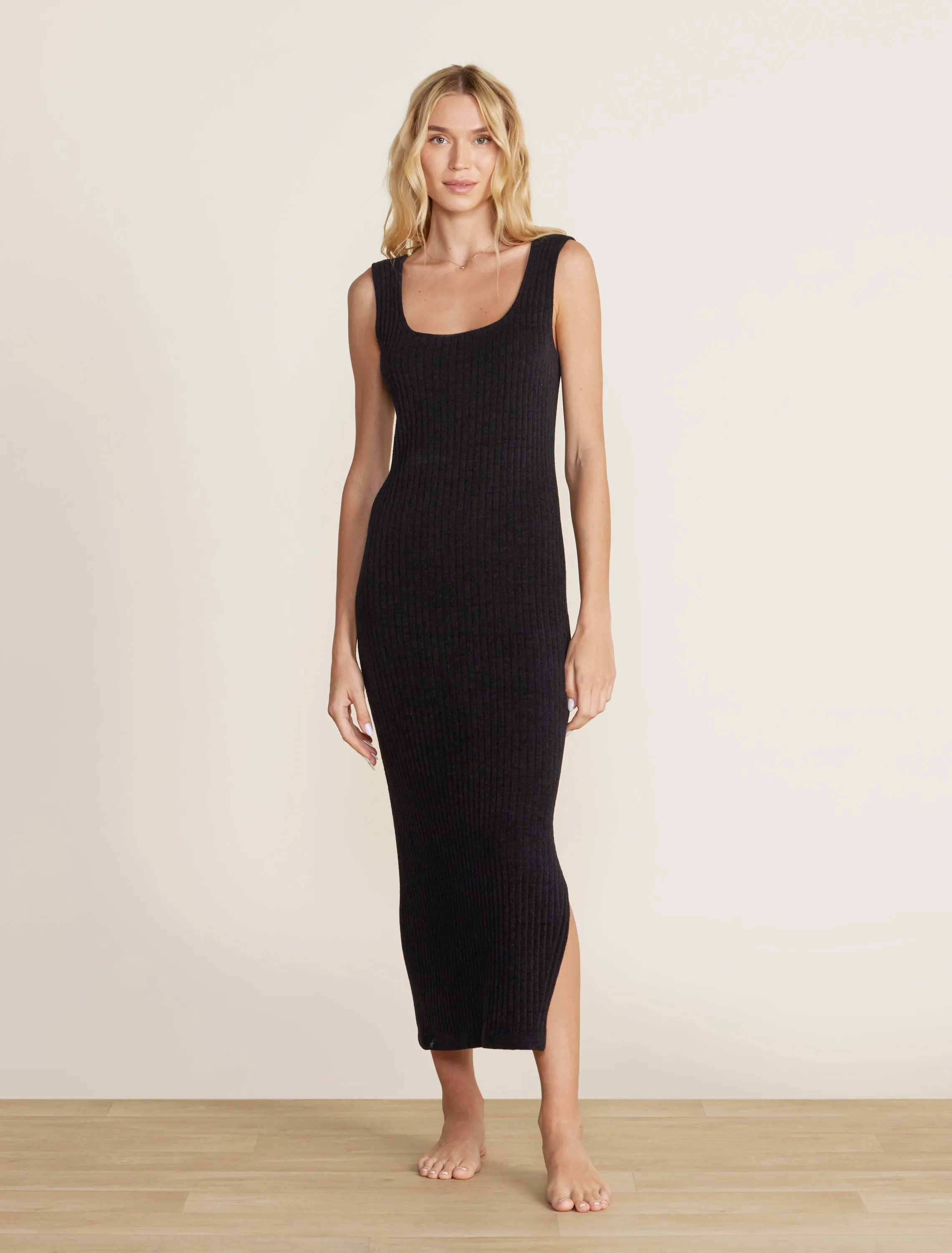 CozyChic Ultra Lite® Ribbed Square Neck Dress