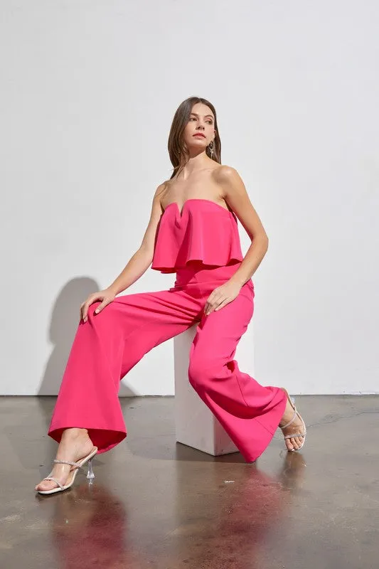 DO   BE COLLECTION Off Shoulder Jumpsuit