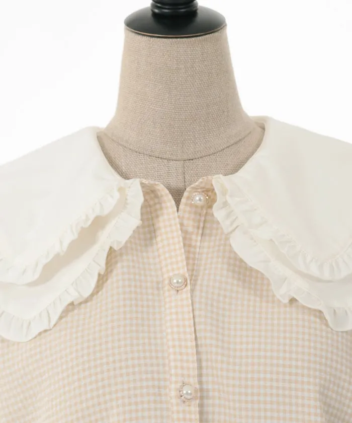 Double Big Collar Blouse