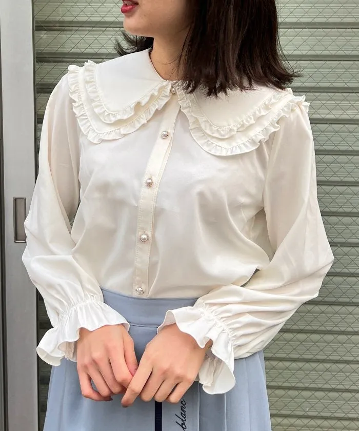 Double Big Collar Blouse