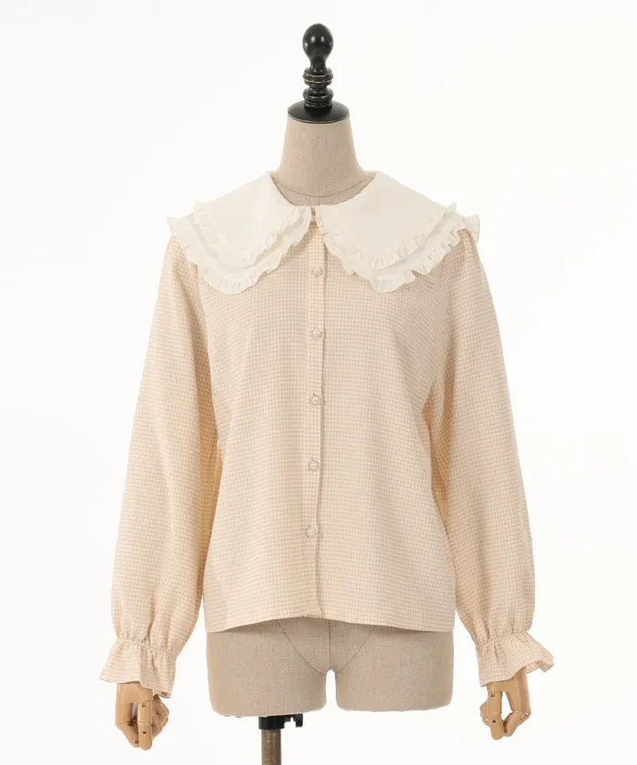 Double Big Collar Blouse