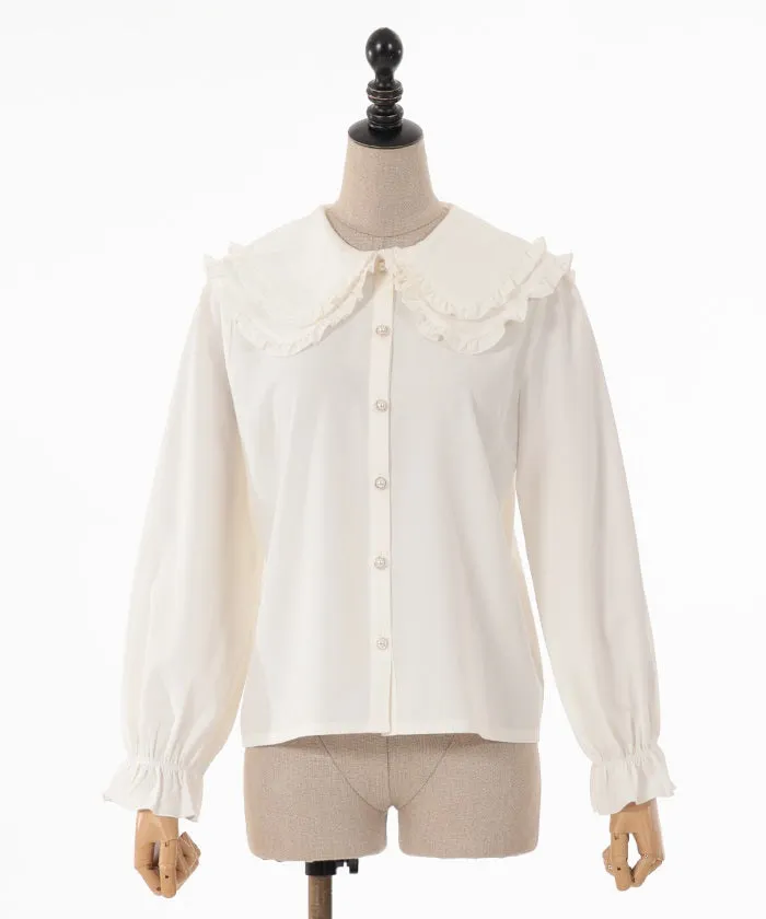 Double Big Collar Blouse