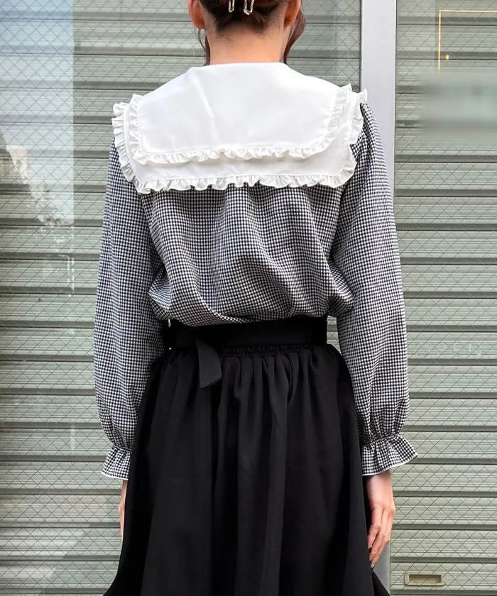 Double Big Collar Blouse