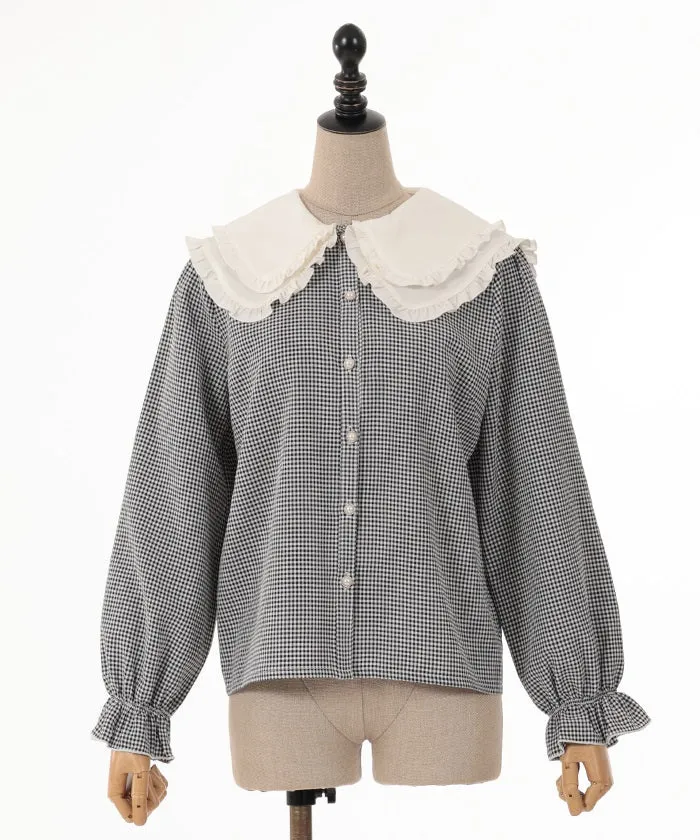 Double Big Collar Blouse