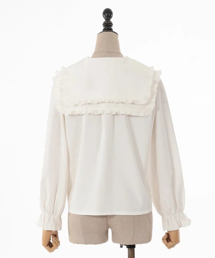 Double Big Collar Blouse