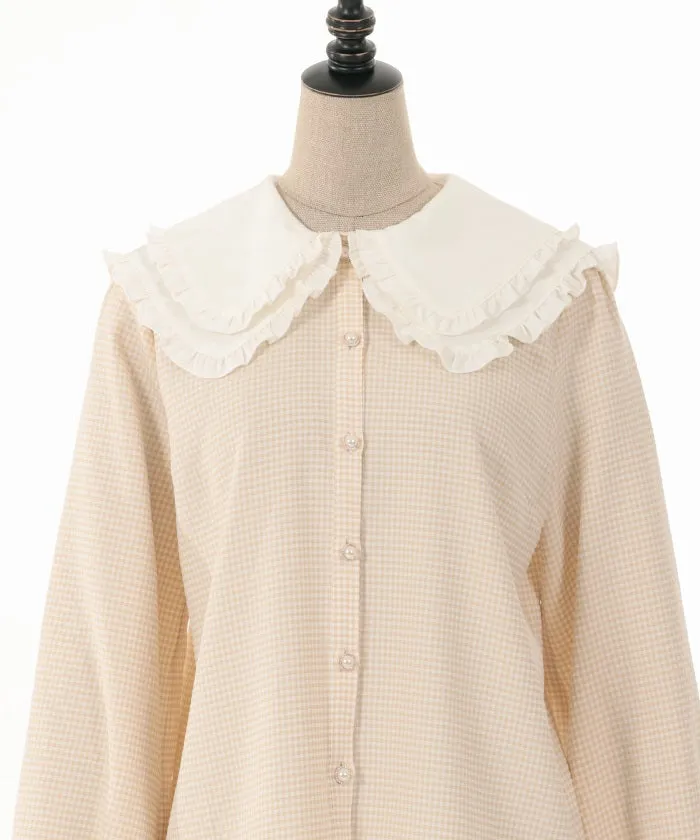 Double Big Collar Blouse
