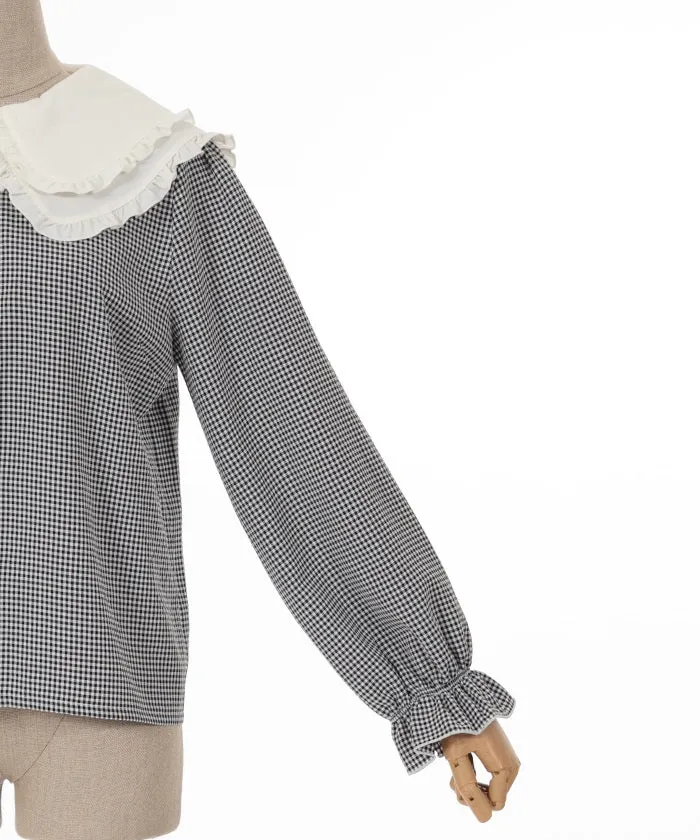 Double Big Collar Blouse