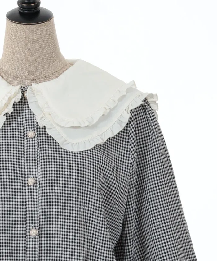 Double Big Collar Blouse