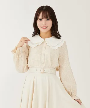 Double Big Collar Blouse
