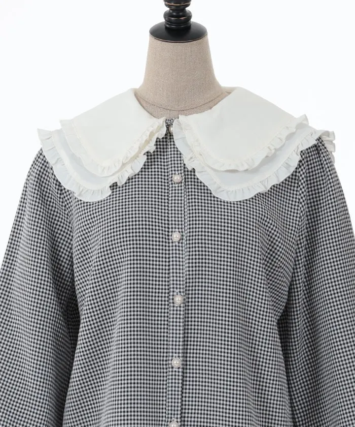 Double Big Collar Blouse