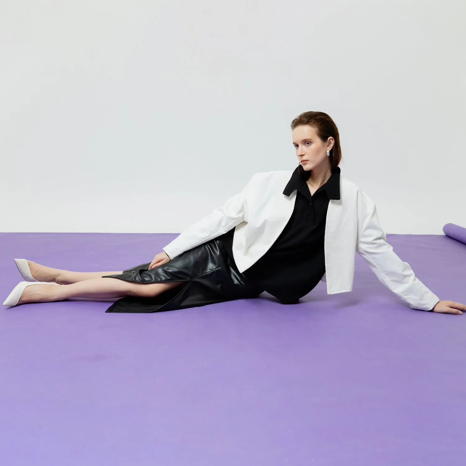 Elara Cardigan in White