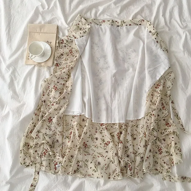 Floral Flowy Skirt