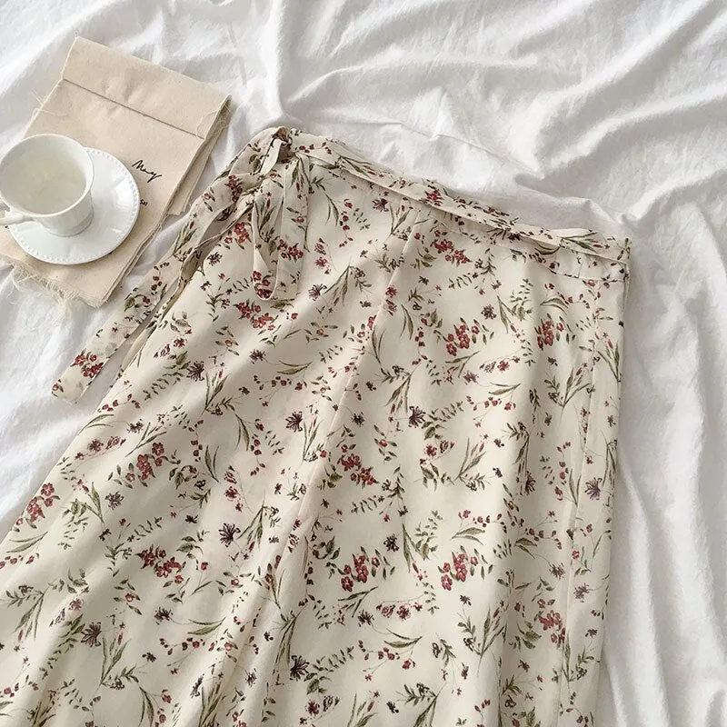 Floral Flowy Skirt