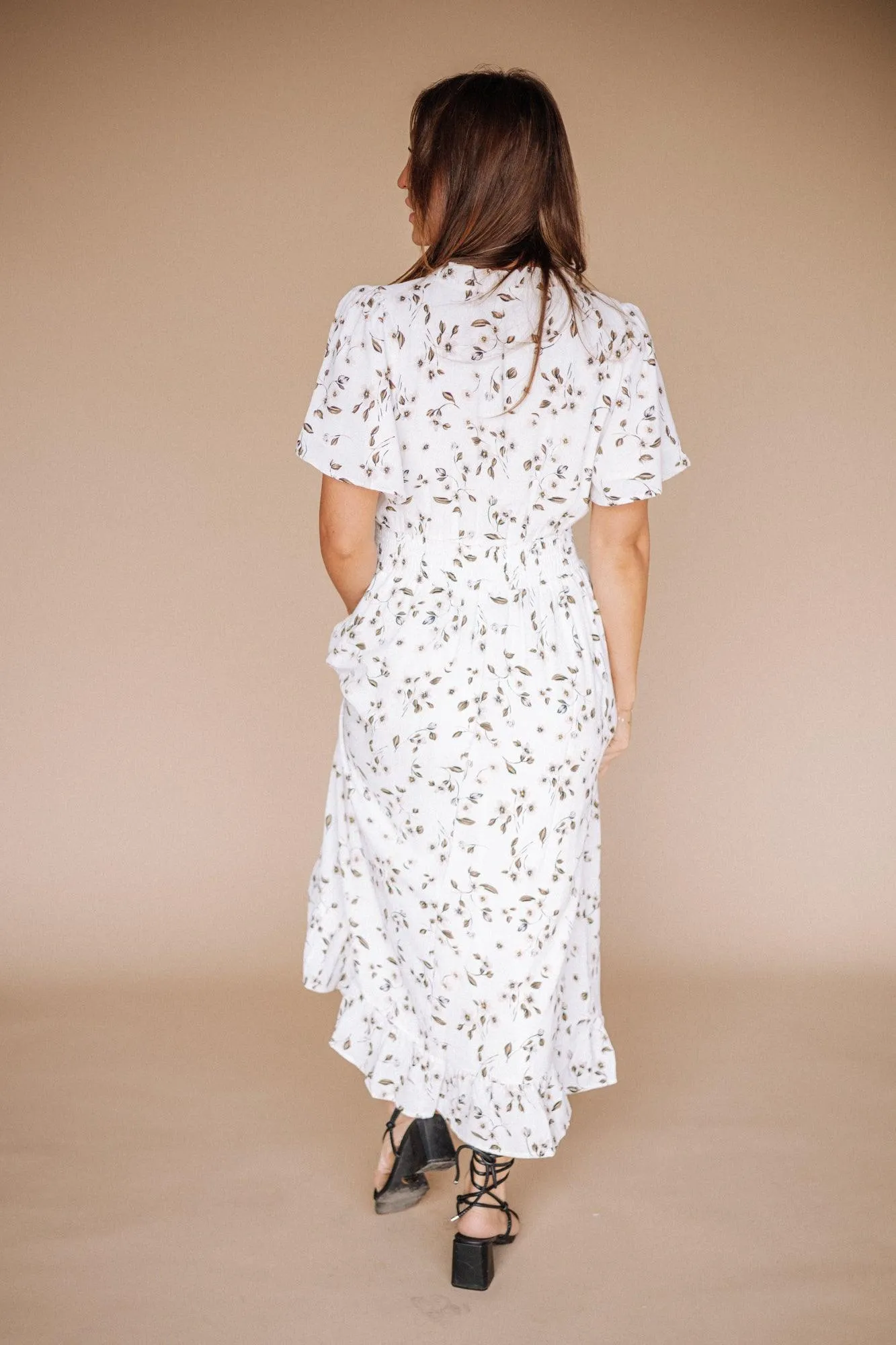 Gabby Maxi Dress in White