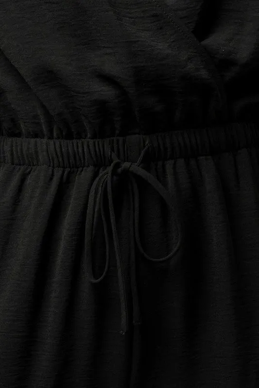GILLI Dolman Sleeve Surplice Jumpsuit