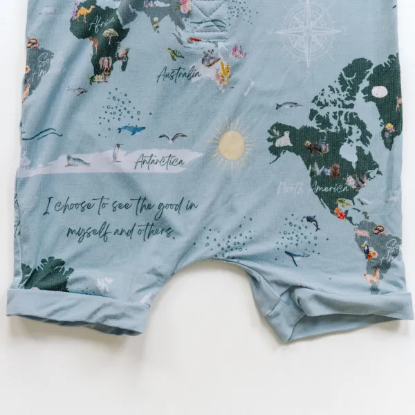 Good in the World Shorts Romper