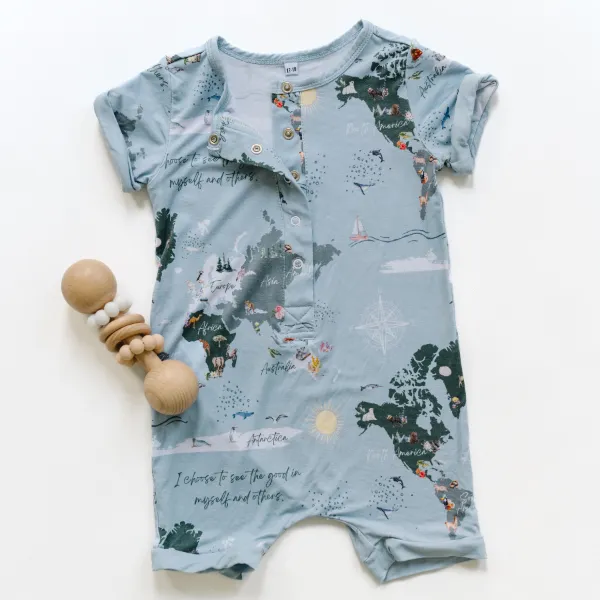 Good in the World Shorts Romper