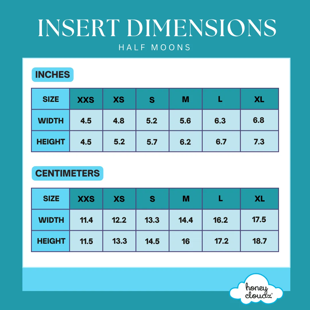 Half Moons Bra Inserts