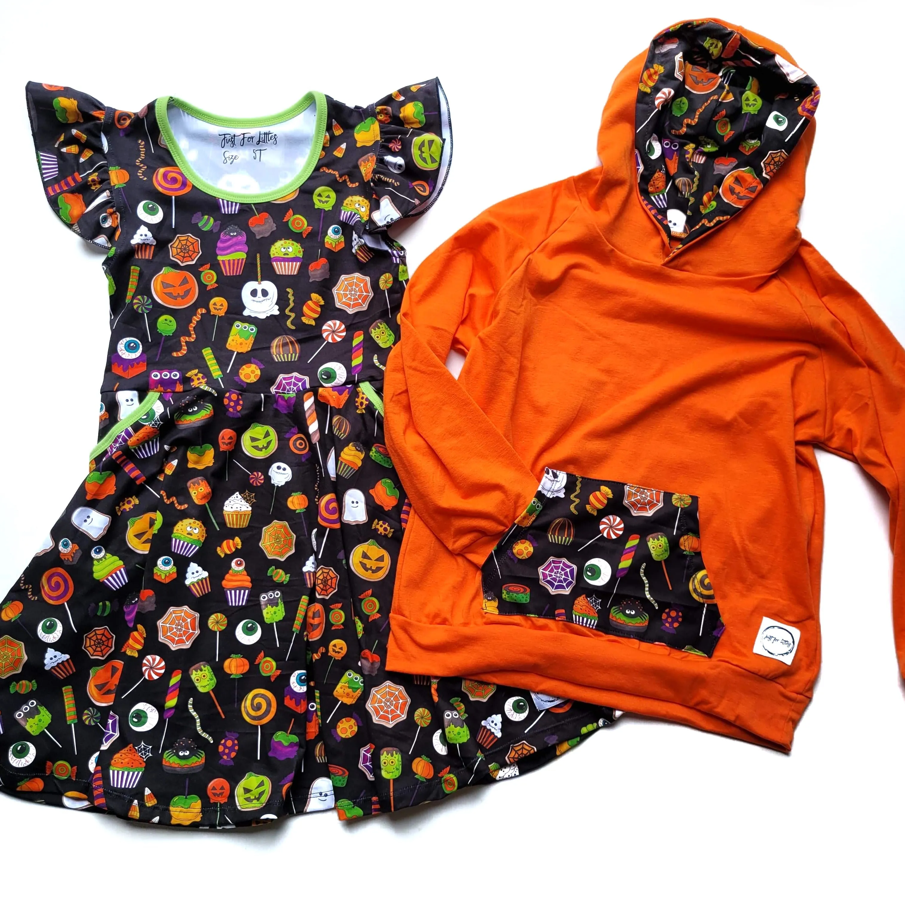 Halloween Black Candy Twirl Dress