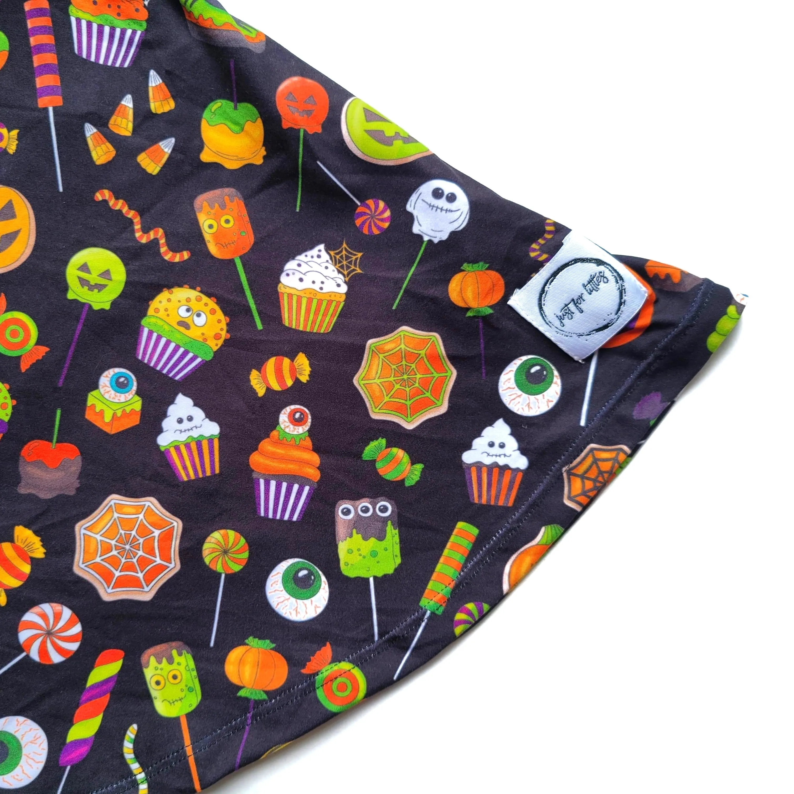 Halloween Black Candy Twirl Dress